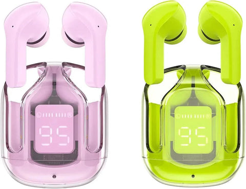 Air-31 Crystal Wireless Earbuds (with Pouch)