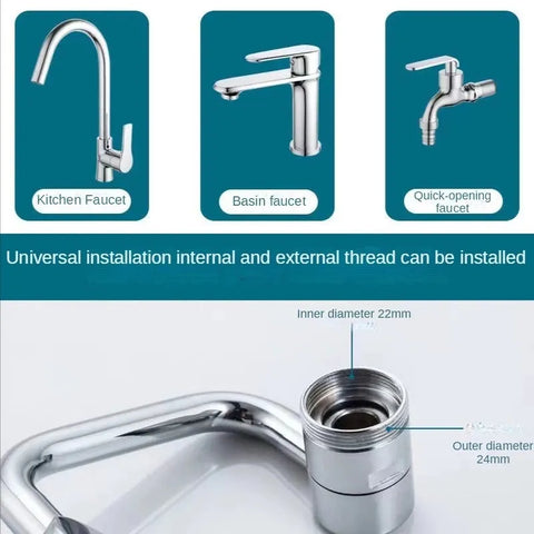 360° Water Tap Extender