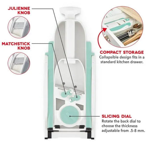 5-IN-1 MULTIFUNCTION VEGETABLE SLICER AND CHOPPER