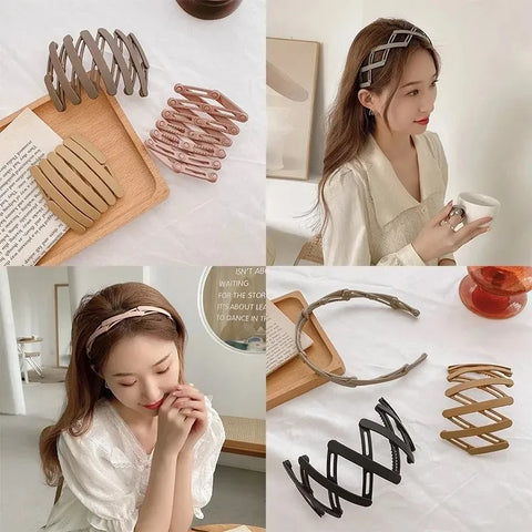 Non-Slip Foldable Hair Bands (2 Pcs)