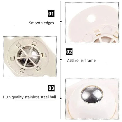 10 Pcs Swivel Wheels for Moving Furniture