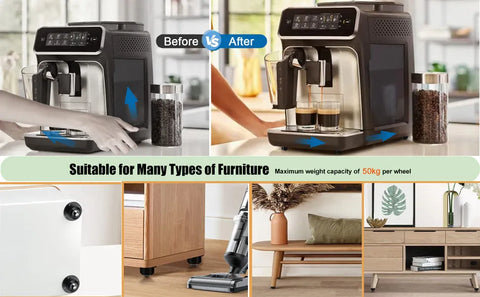 10 Pcs Swivel Wheels for Moving Furniture