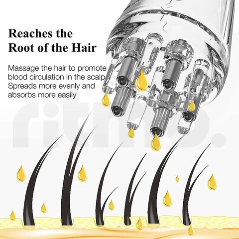 Hair Oil Applicator | Scalp Massager Applicator