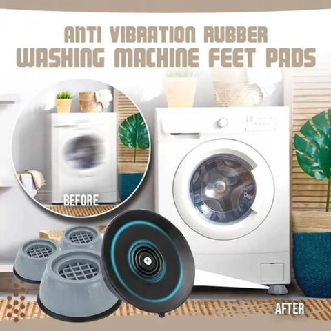 Anti Vibration Washing Machine Pads - (PACK OF 4)