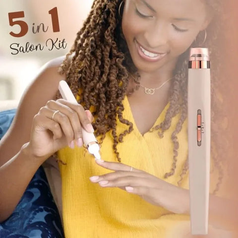 5 in 1 Rechargeable Salon Nails Kit