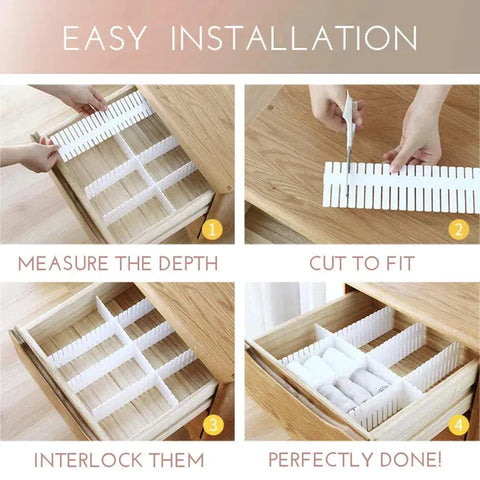 Adjustable Drawer Organizers
